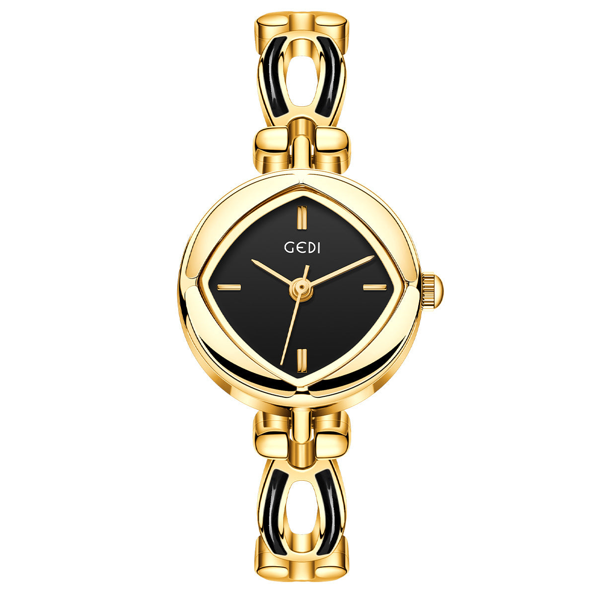 Women's Rhombus Mother-of-Pearl Vintage Bracelet Quartz Watch