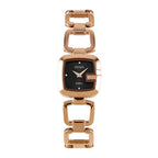 Women's Small Square Steel-Band Rhinestone Bracelet Quartz Watch