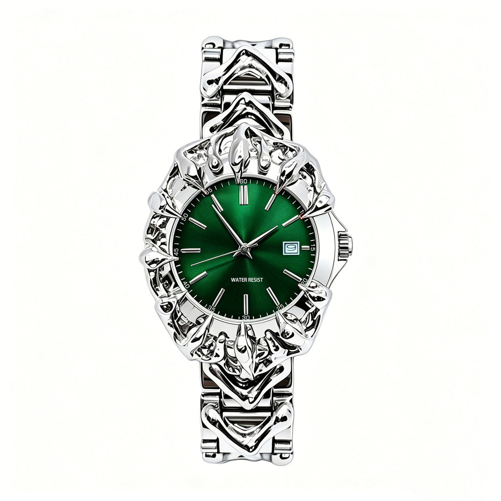 Men's Y2K Relief Claw-Shaped Waterproof Quartz Watch