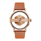 Unisex Hollow See-Through Korean-Style Casual Watch