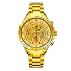 GESMART Men's Skeleton Automatic Mechanical Watch Fashion Business Wristwatch