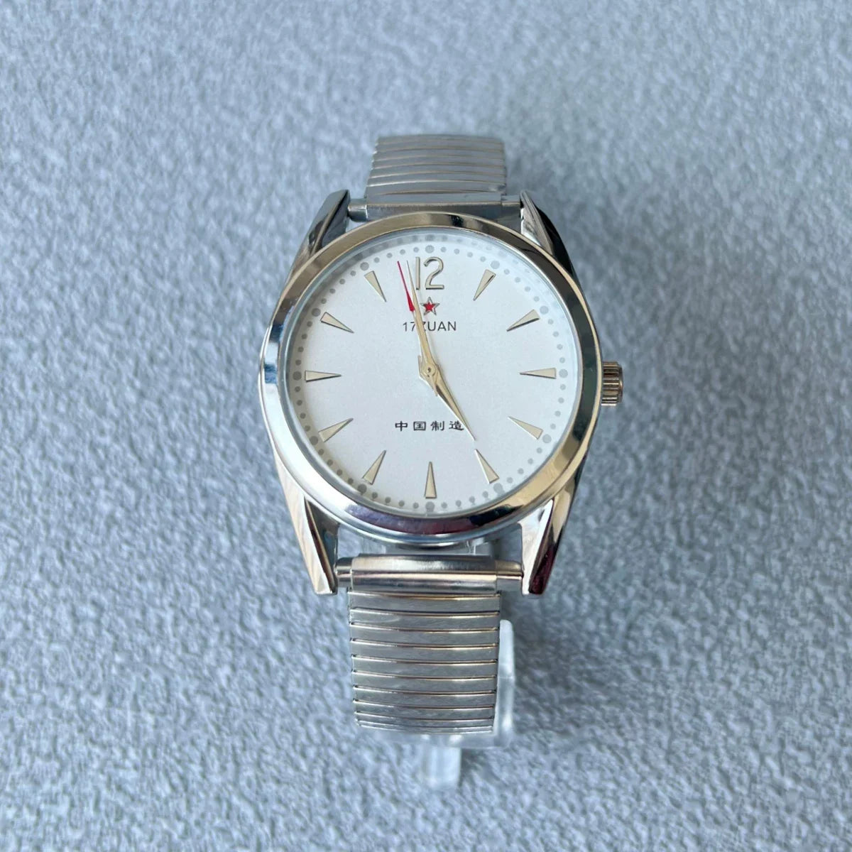 Vintage 7120 Manual Wind Mechanical Men's Watch August 1st Retro Gift NOS