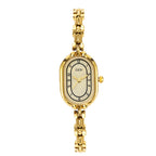 Women's Literary Vintage Gold-Tone Bracelet Quartz Watch