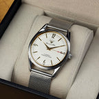 Diamond Brand Men's Manual Wind Watch Vintage Leather Strap Waterproof