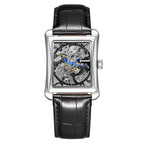 GESMART Men's Square Automatic Mechanical Watch Business Self Winding Wristwatch