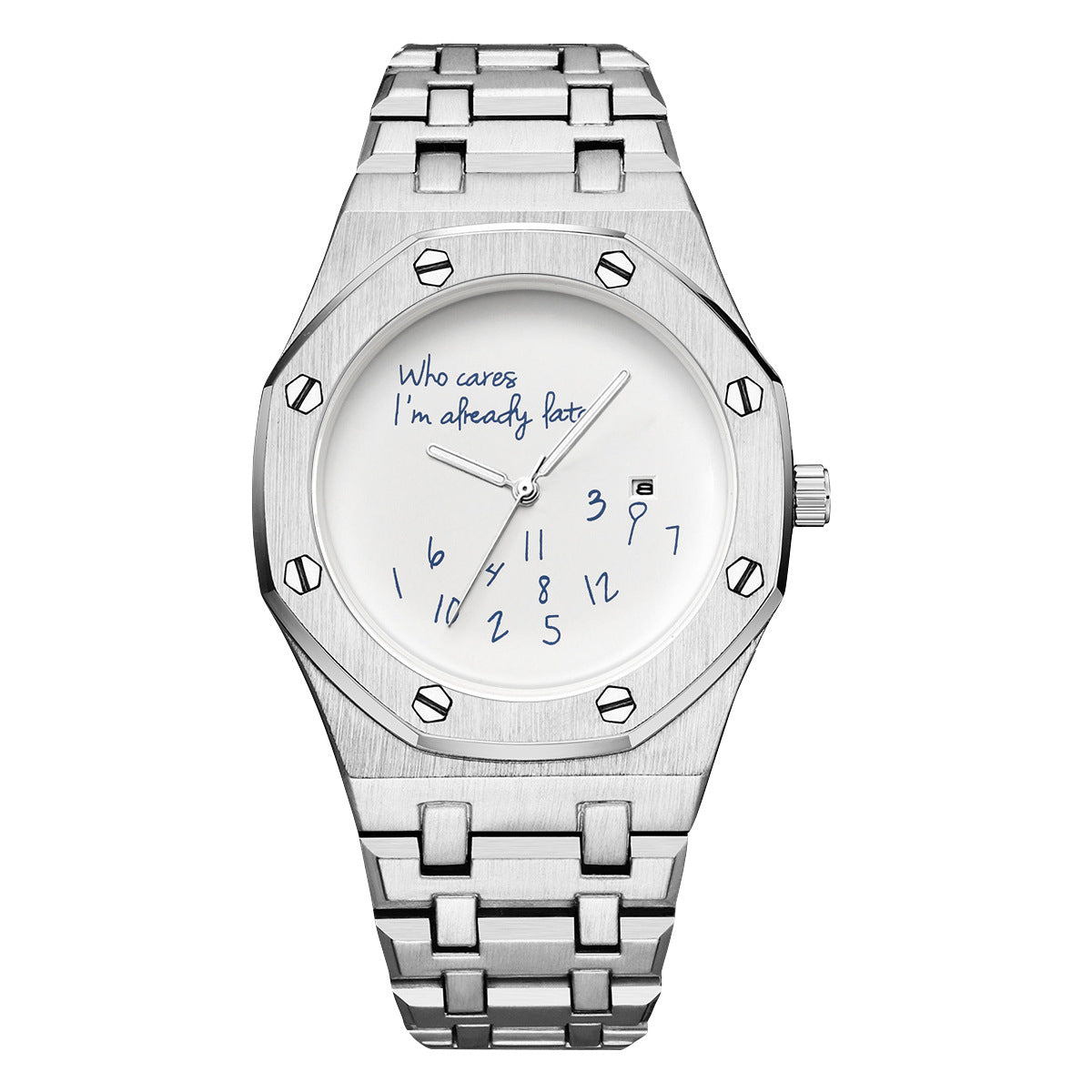 Men's Minimalist Quartz Watch with Steel Band