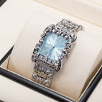 Men's Irregular Square Claw Y2K Retro Relief Watch