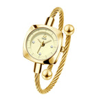 Women's Minimalist Swan Woven-Metal Bangle Quartz Watch