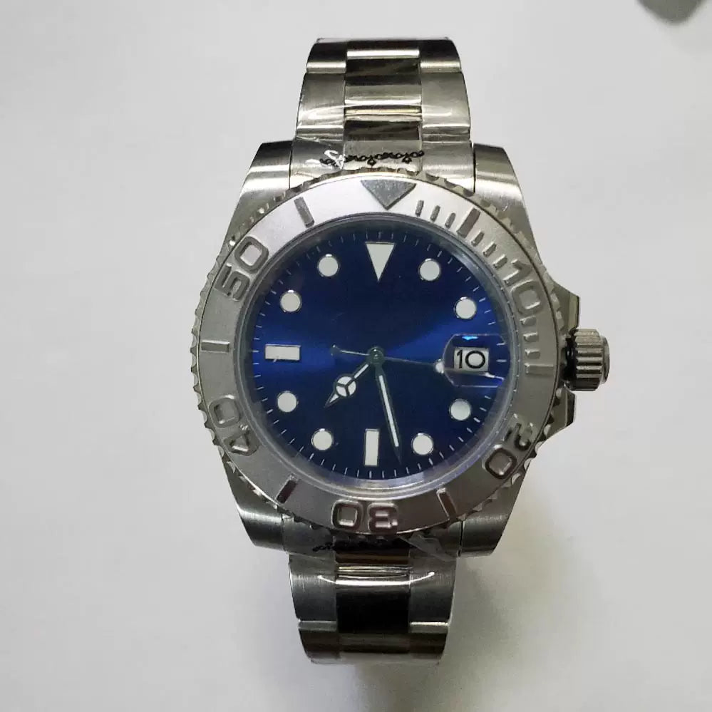 Men's 40mm Mechanical Watch Sapphire Crystal 316L Steel Case NH35 Movement