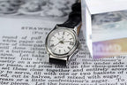 Chunlei Ladies Mechanical Watch Date Leather Strap Steel Minimalist Student