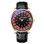 Men's Roulette Watch with Spinning Disc