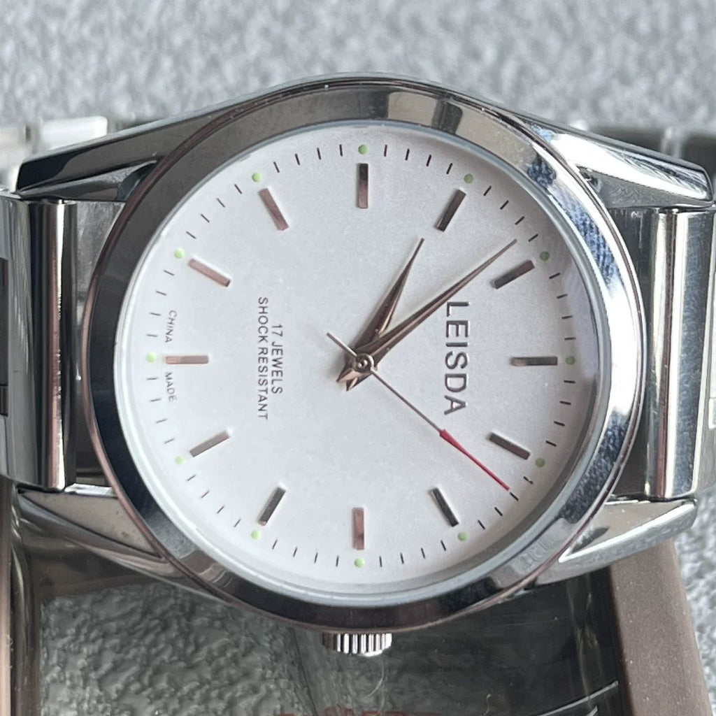 LEISDA 7120 Manual Wind Mechanical Men's Watch Classic Minimalist Vintage NOS