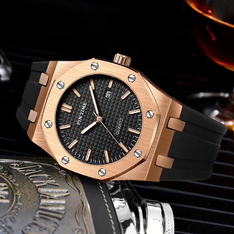 GESMART Men's Outdoor Sports Quartz Watch Large Dial Multifunction Casual Fashion