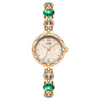 Women's Heart Rhinestone Vintage Bracelet Quartz Watch