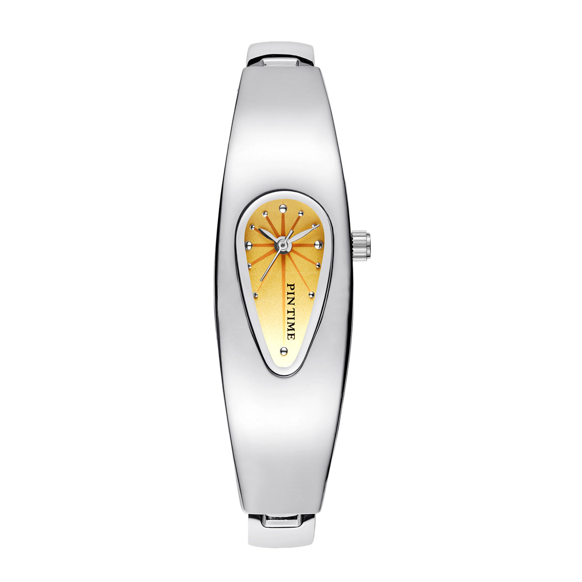 GESMART Unisex Y2K Water Drop Shape Watch Retro Trendy Niche Personality Water Resistant Bracelet Wristwatch