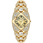 Women's Vintage Full-Rhinestone Minimalist Quartz Watch