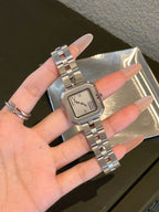 Women's Classic Square Steel-Band Quartz Watch