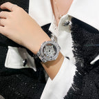 Women's Rotating Pentagram Rhinestone Watch