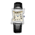 Unisex Irregular Twisted Square Couple Quartz Watch