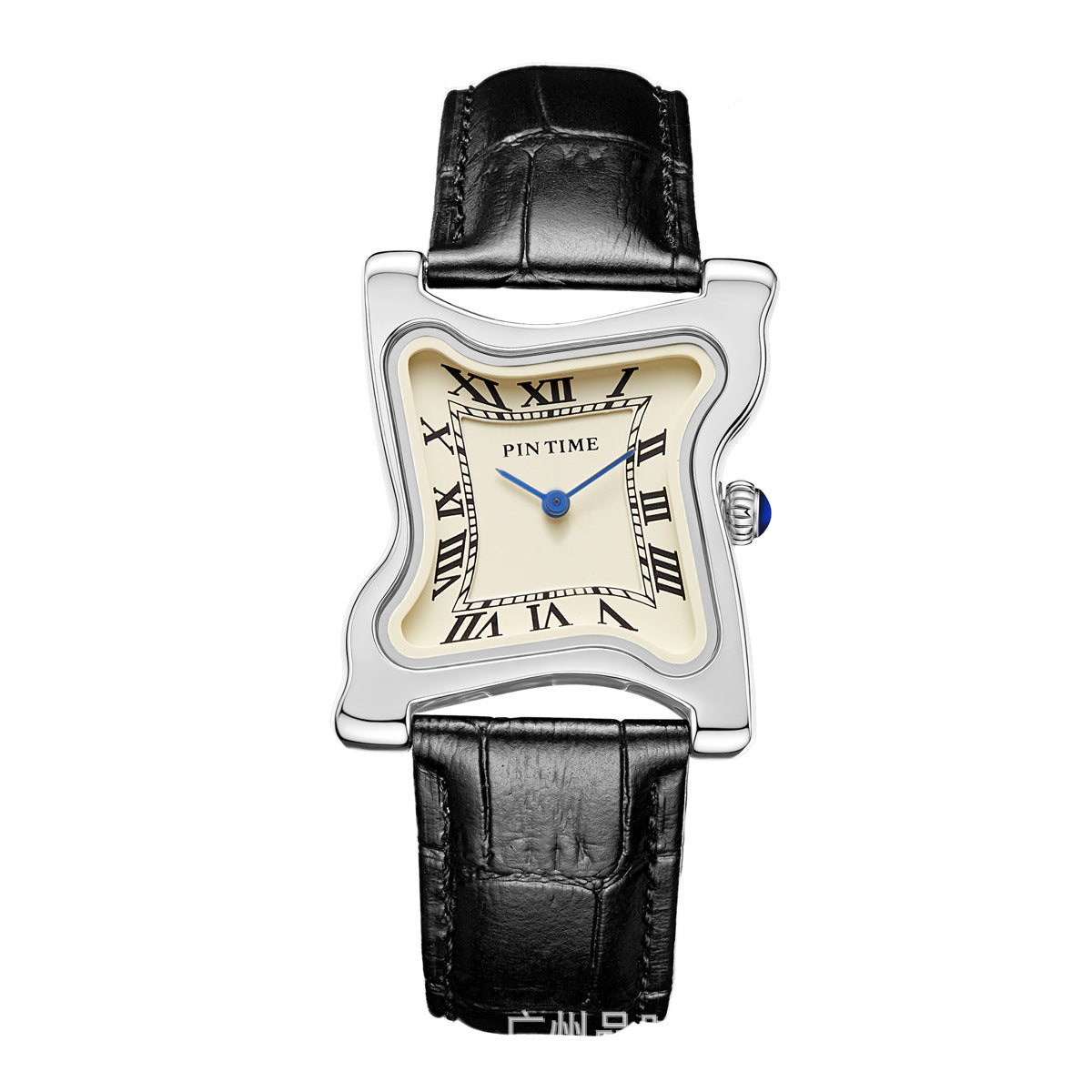 Unisex Irregular Twisted Square Couple Quartz Watch