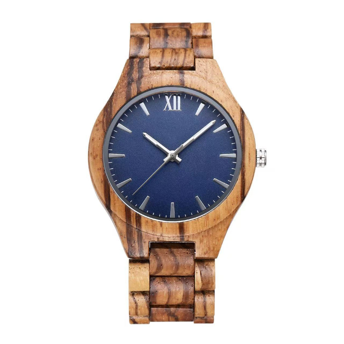 Unisex Large-Dial Vintage Wood Couple Quartz Watch