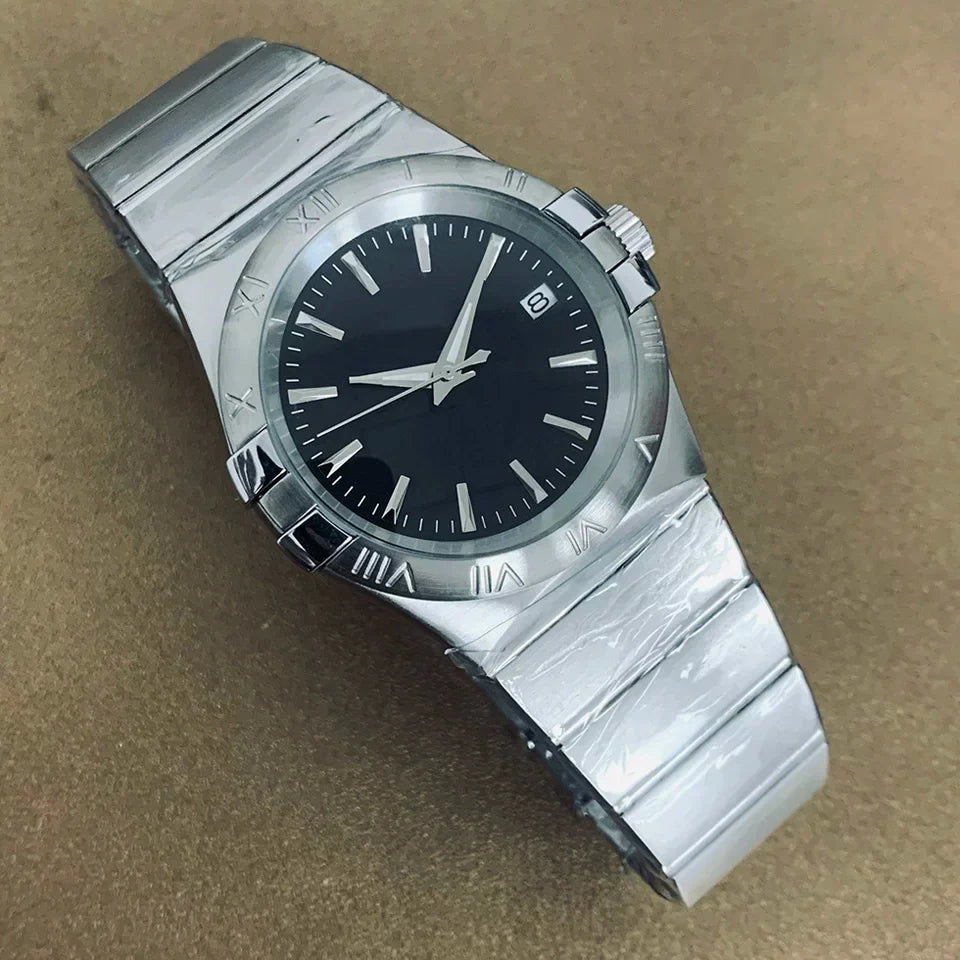 New Men's 40mm Mechanical Watch Sapphire Crystal Steel Case NH35