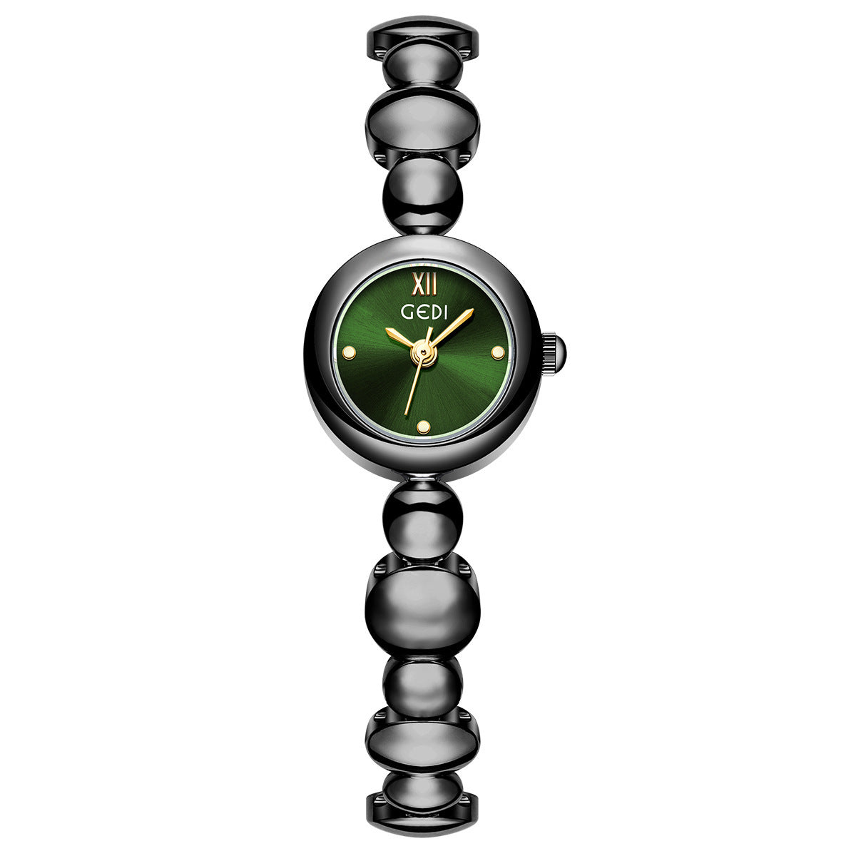 Women's Chinese-Style Beaded Bracelet Vintage Quartz Watch