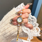 GESMART 2025 New Women's Elegant Crystal Bracelet Quartz Watch Luxury Style Exquisite Ladies Wristwatch