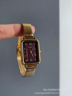Women's Vintage Ankara-Red Chain Watch