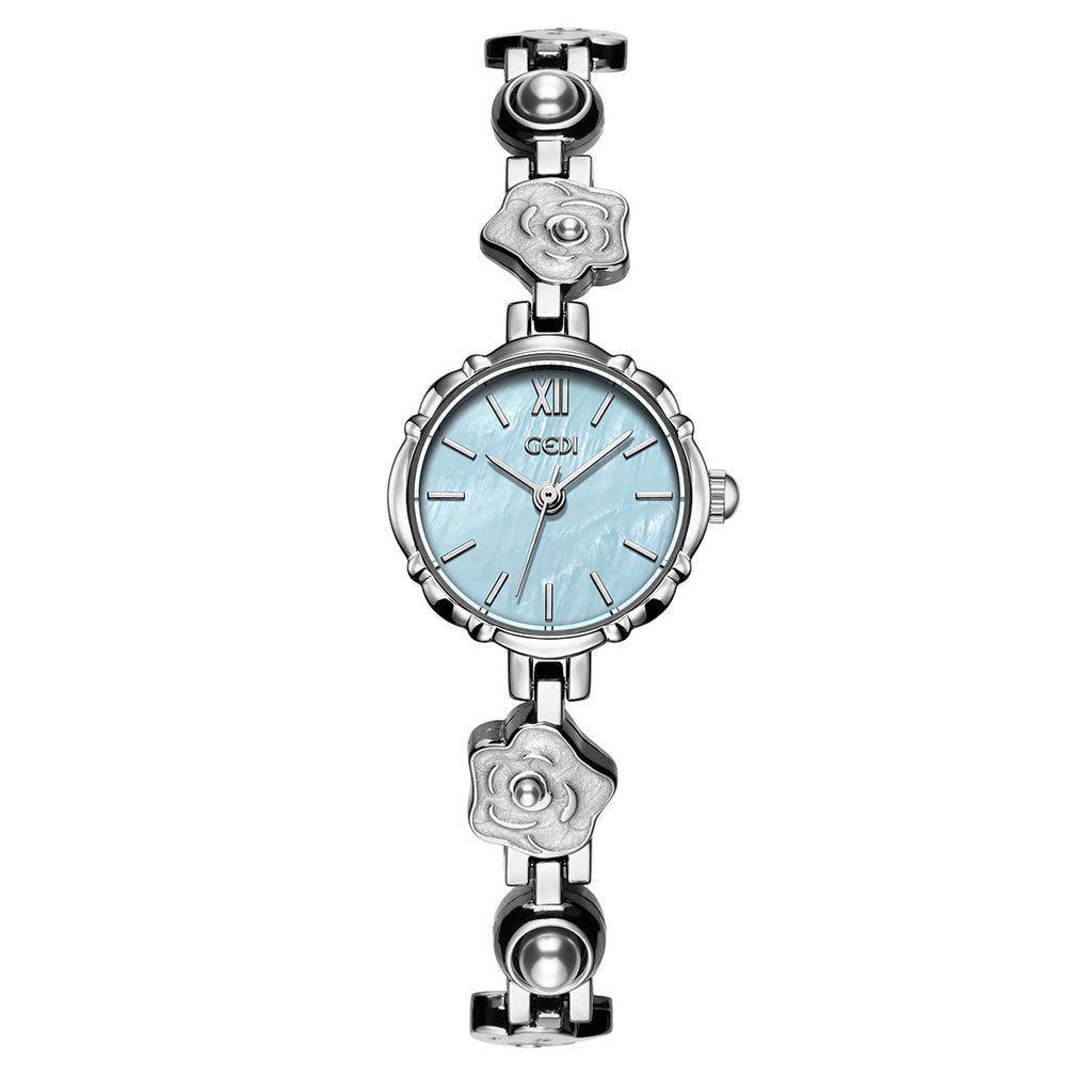 Women's Vintage Camellia Bracelet Quartz Watch