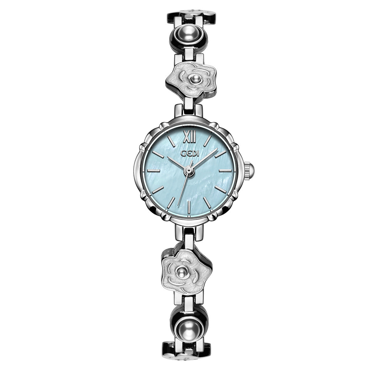 Women's Vintage Camellia Bracelet Quartz Watch