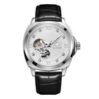 GESMART Men's Automatic Mechanical Watch Diamond Studded Luminous Creative Business Fashion
