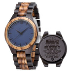 Unisex Large-Dial Vintage Wood Couple Quartz Watch