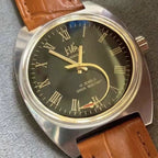Red Flag 8120ZH 19 Jewels Manual Wind Mechanical Watch Roman Dial Airplane Hands