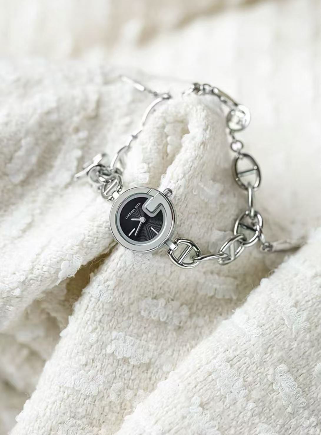 Women's Roman Numeral Chain Bracelet Watch