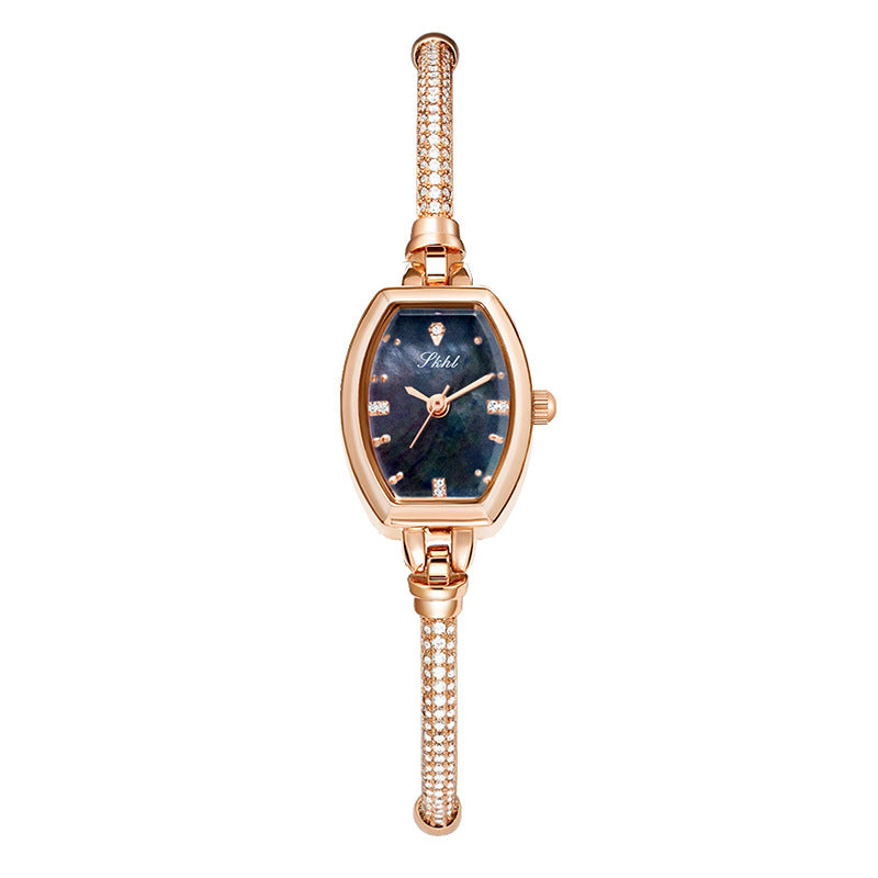 GESMART Women's Shell Dial Tonneau Shape Bracelet Quartz Watch Luxury Style Fashion Trendy