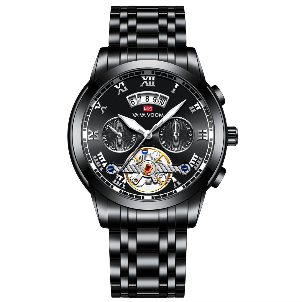 Men's Tourbillon-Style Manual Mechanical Watch