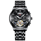 Men's Tourbillon-Style Manual Mechanical Watch