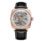 GESMART Men's New Skeleton Automatic Mechanical Watch European American Style Casual Fashion