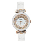 Women's Ceramic-Strap Waterproof Quartz Watch