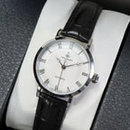 Chunlei Ladies Mechanical Watch Exhibition Back Solid Steel Bracelet Fashion