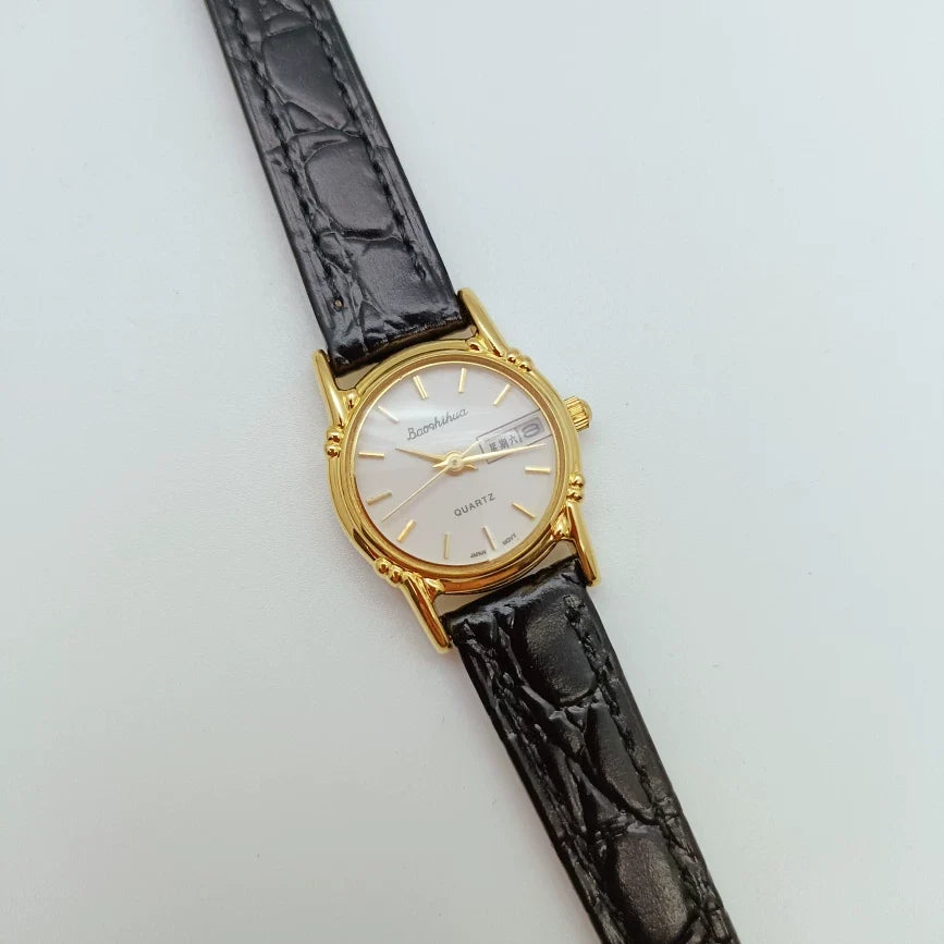 Baoshihua Quartz Watch Day-Date Calendar Vintage NOS No.2 Factory