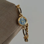 Women's Rhombus Mother-of-Pearl Vintage Bracelet Quartz Watch