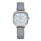 GESMART Women's Small Square Quartz Watch Leather Band Minimalist Elegant Ladies Wristwatch