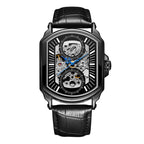 GESMART Men's Square Automatic Mechanical Watch European American Style Original Design