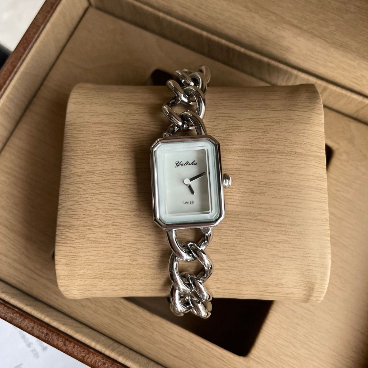 GESMART Women's Square Sugar Bracelet Quartz Fashion Jewelry Watch Trendy Retro Ladies