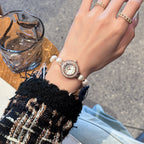 Women's Mother-of-Pearl Pearl Bracelet Quartz Watch
