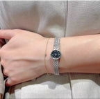 Babila Ladies Gold Wheat Dial Watch Japan Vintage Exquisite Small