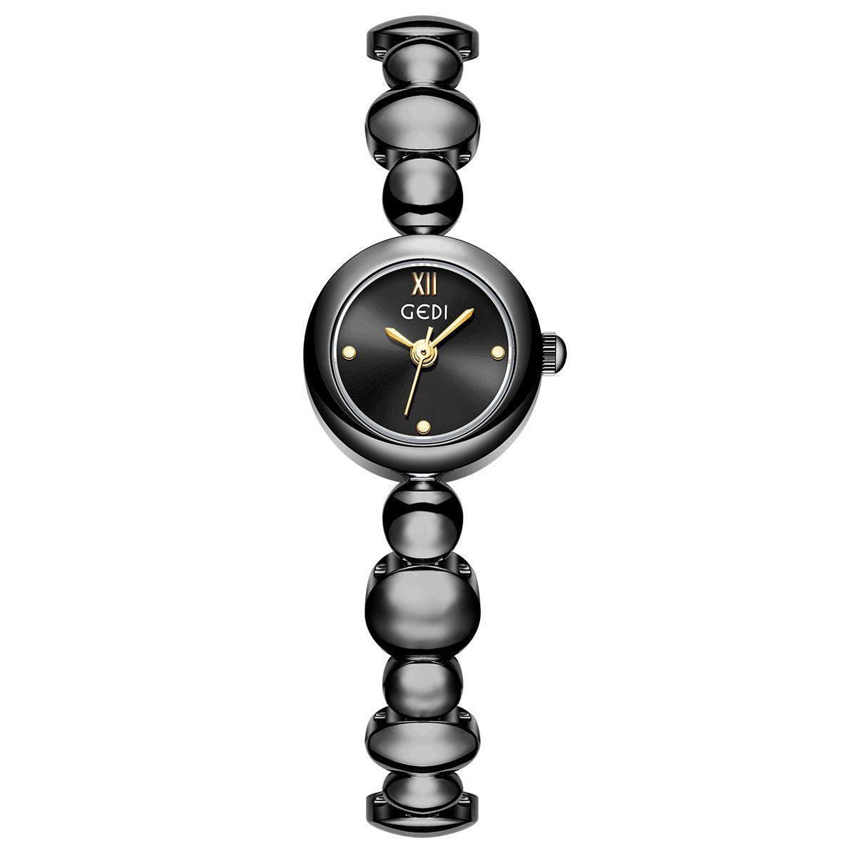 Women's Chinese-Style Beaded Bracelet Vintage Quartz Watch