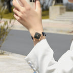 Women's Student Minimalist Prism Small-Green Waterproof Watch